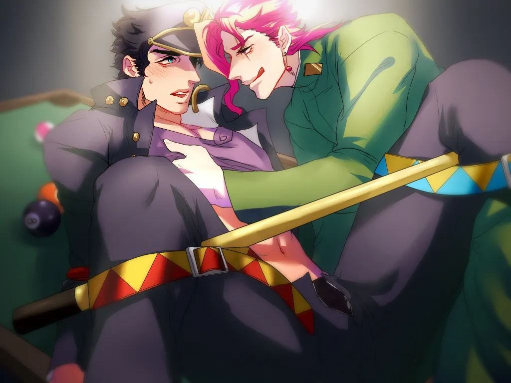 Kujo Jotaro, Kakyoin Noriaki by Less End