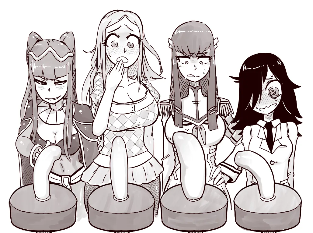 Kiryuuin Satsuki, Kuroki Tomoko by Tenk