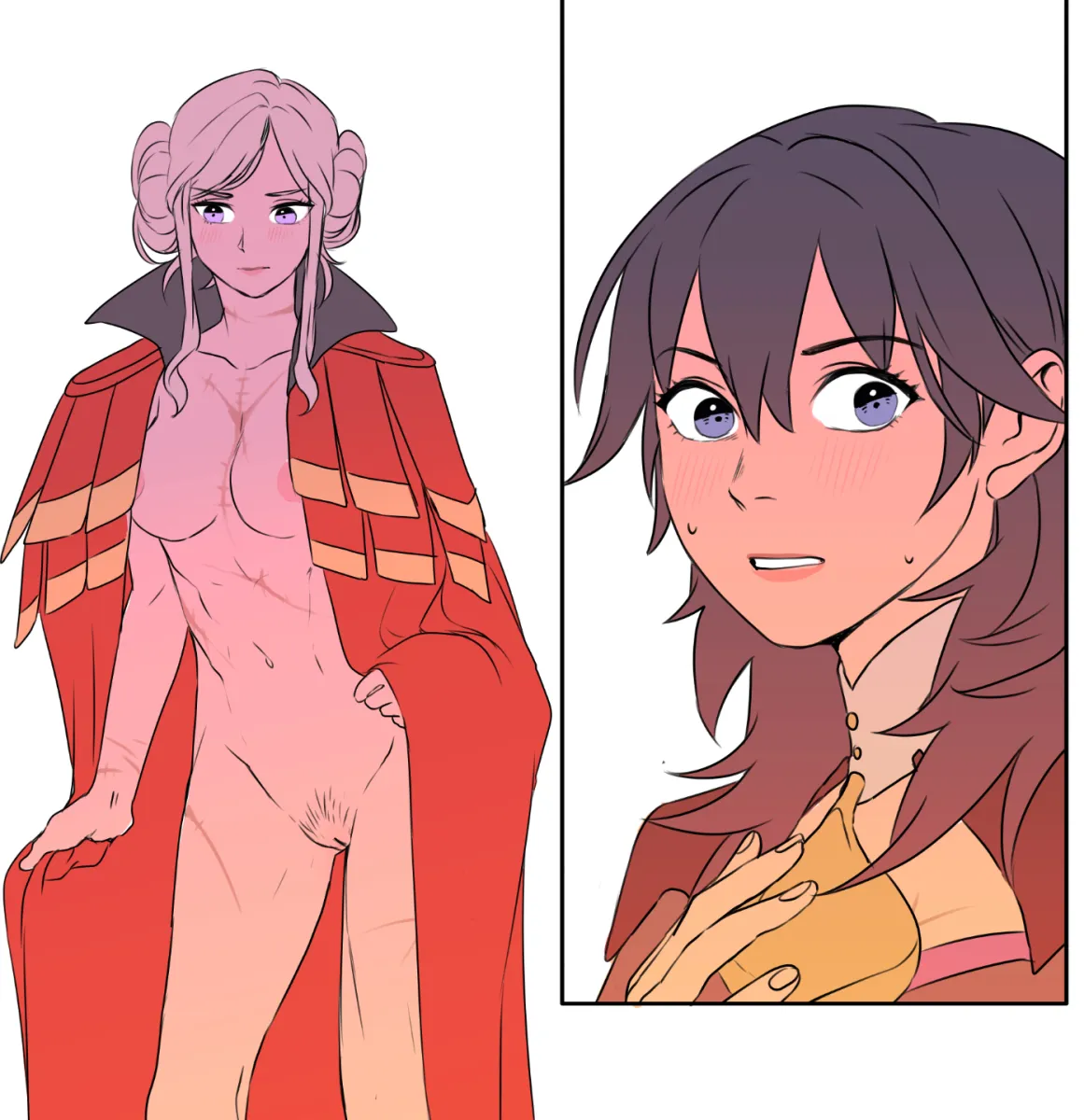 Female Byleth (Fire Emblem), Edelgard Von Hresvelg by Radiostarkiller