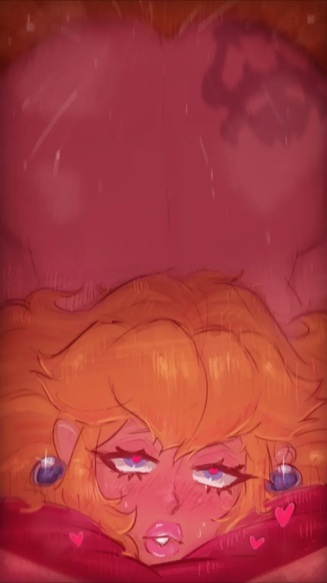 Princess Peach, Bowser by Confiserie