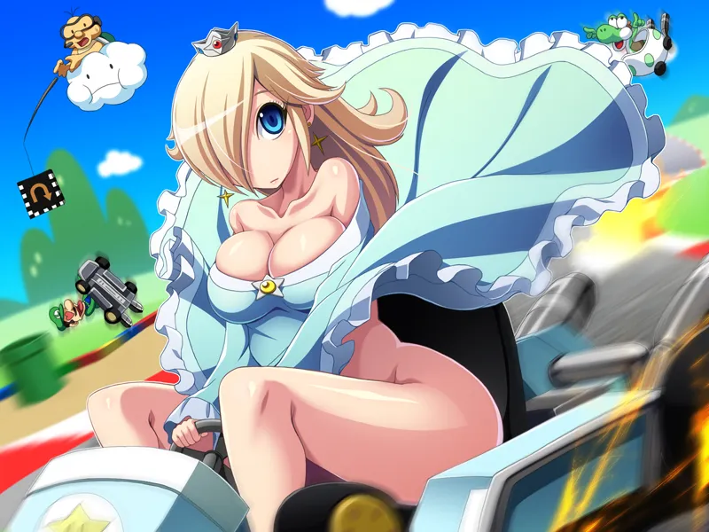 Rosalina, Luigi by Kanisaka