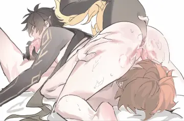 Holding Another's Tail