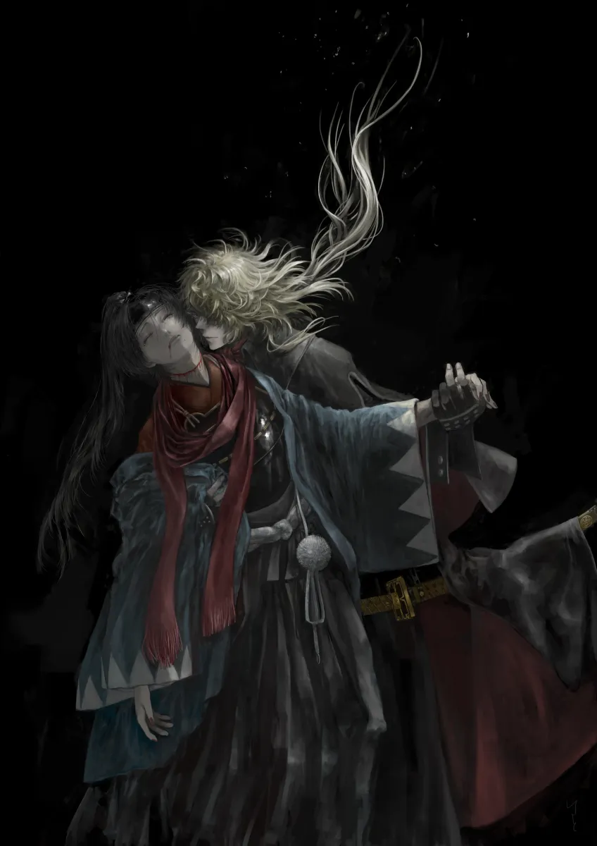 Kashuu Kiyomitsu, Ichimonji Norimune by Hato (Pixiv24898276)