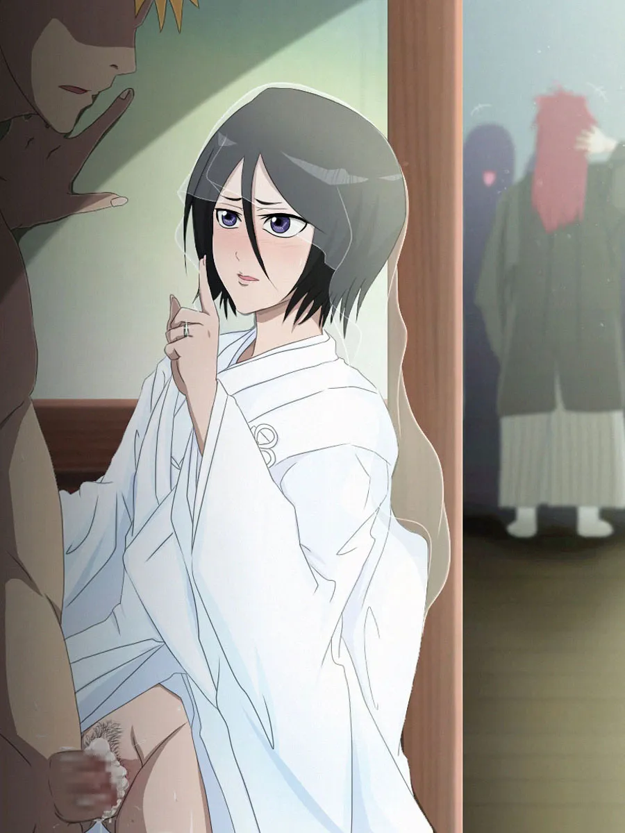 Kuchiki Rukia, Kurosaki Ichigo by Salmon Knight