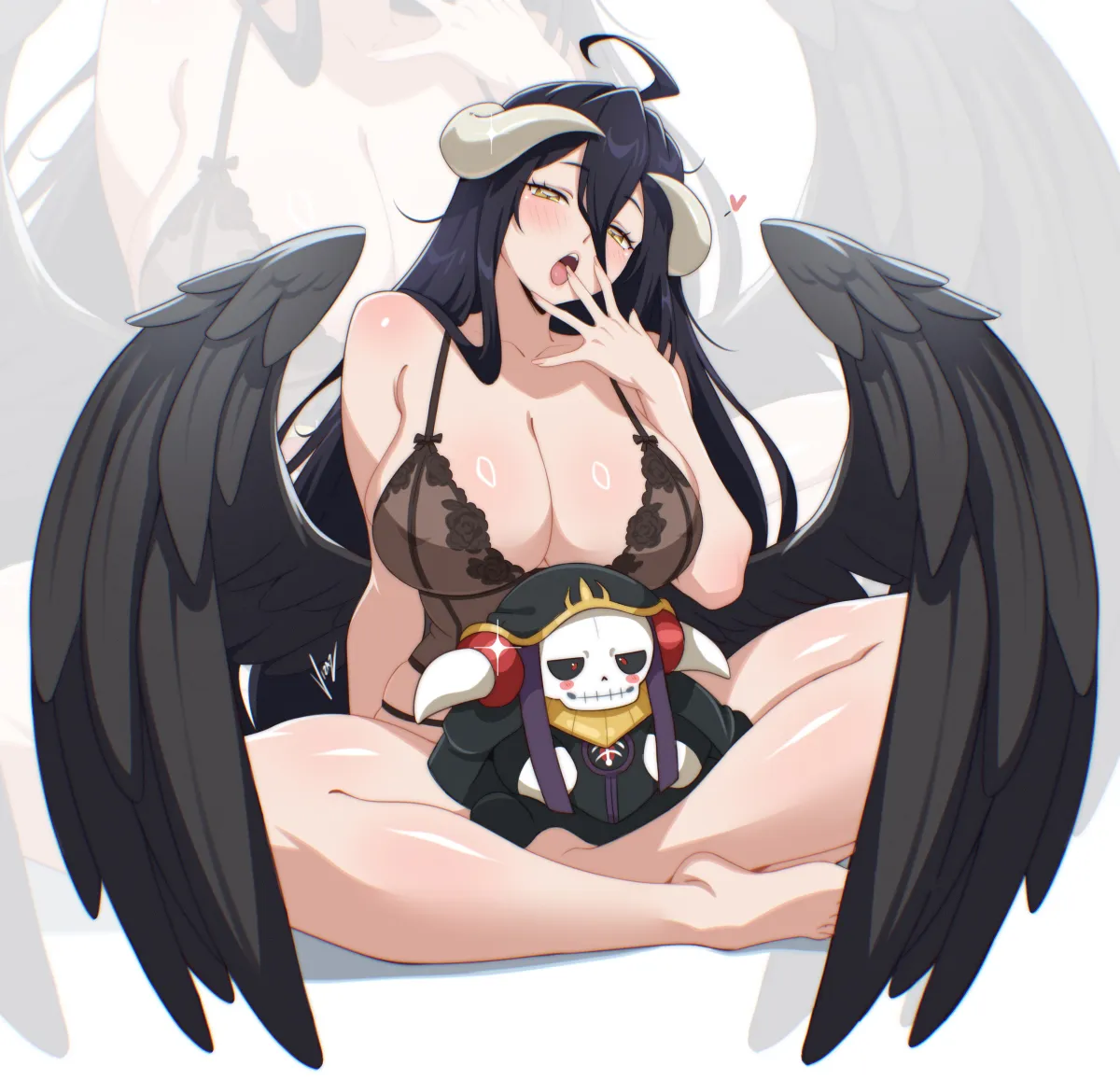 Albedo (Overlord), Ainz Ooal Gown by Vizaz