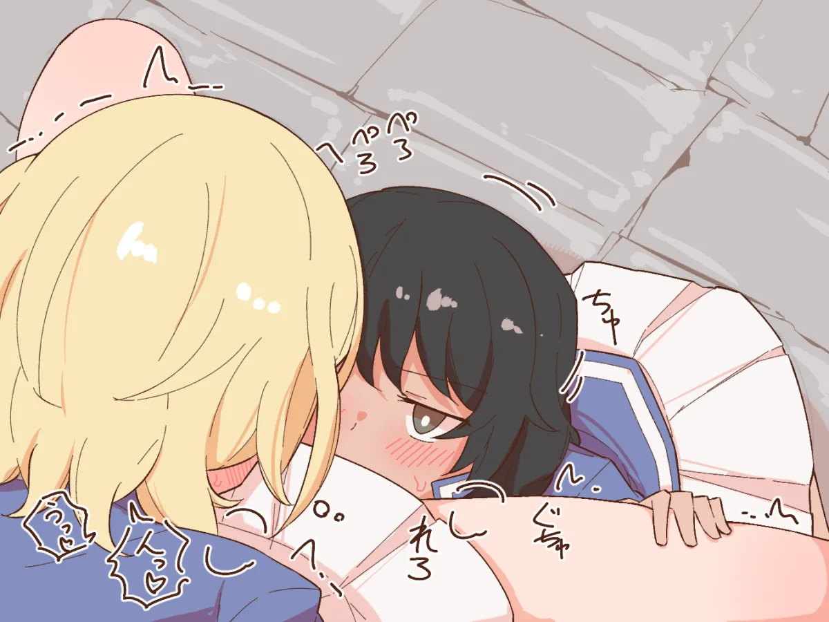 Andou (Girls Und Panzer), Oshida (Girls Und Panzer) by Zannen Hero