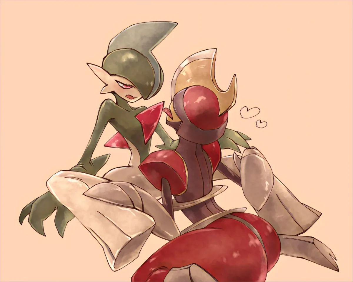 Gallade, Bisharp by Umi-Be-To