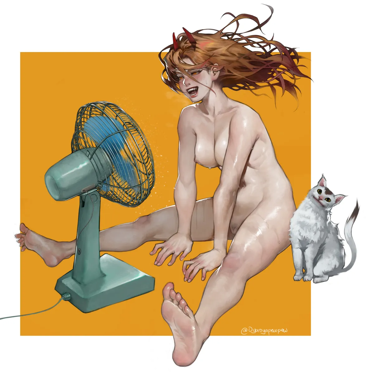 Power (Chainsaw Man), Meowy (Chainsaw Man) by Pieguy (Oyaoyapewpew)