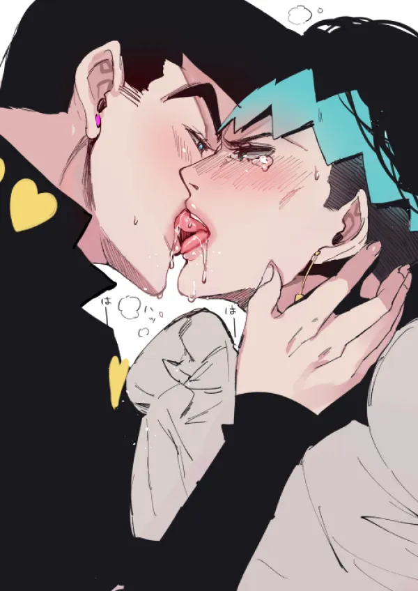 Higashikata Josuke, Kishibe Rohan by Dvqjo