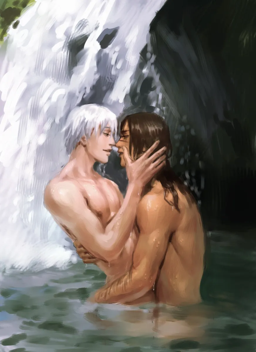 Hatake Kakashi, Umino Iruka by Annas Anya