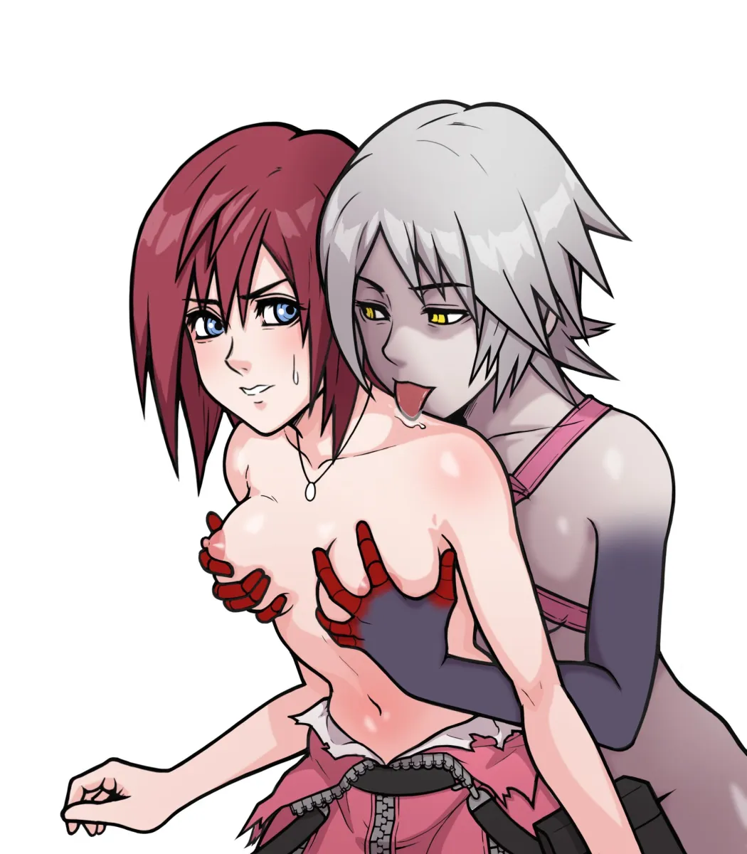 Kairi (Kingdom Hearts), Aqua (Kingdom Hearts) by Kikufukuslayer