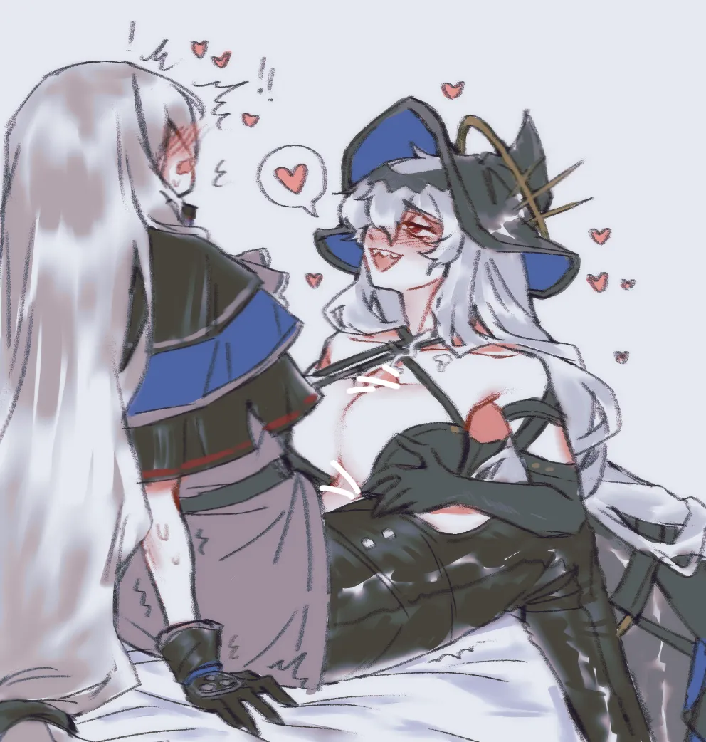 Skadi (Arknights), Specter (Arknights) by Orz (Kagewaka)