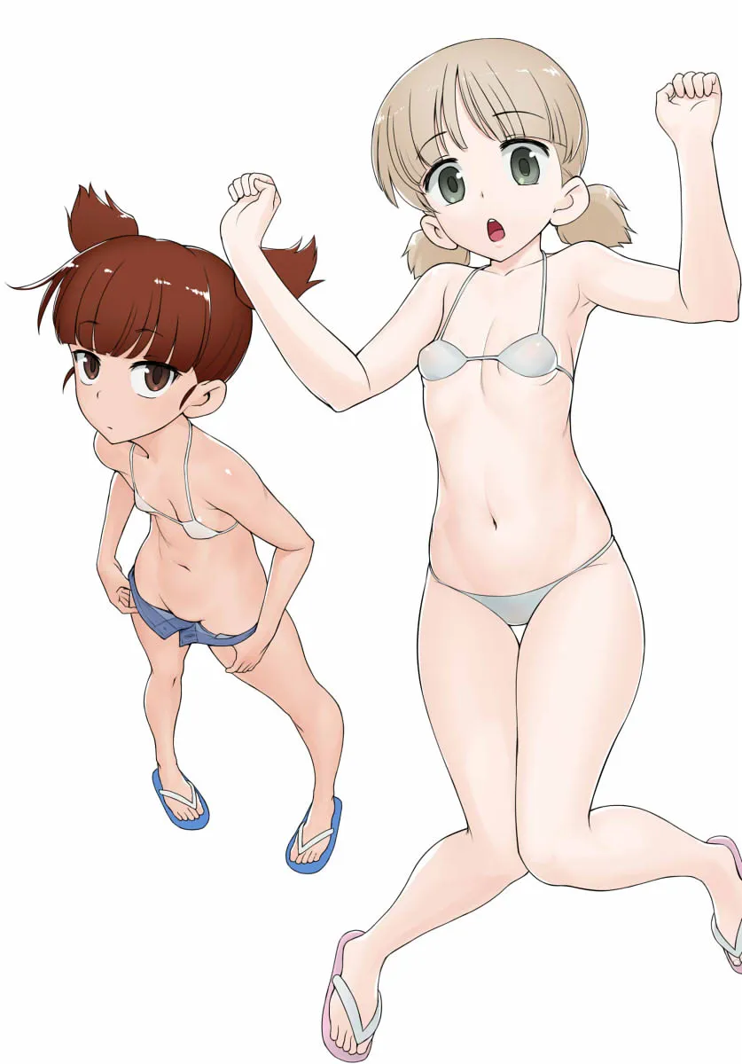 Aki (Girls Und Panzer), Mikko (Girls Und Panzer) by Wata Do Chinkuru