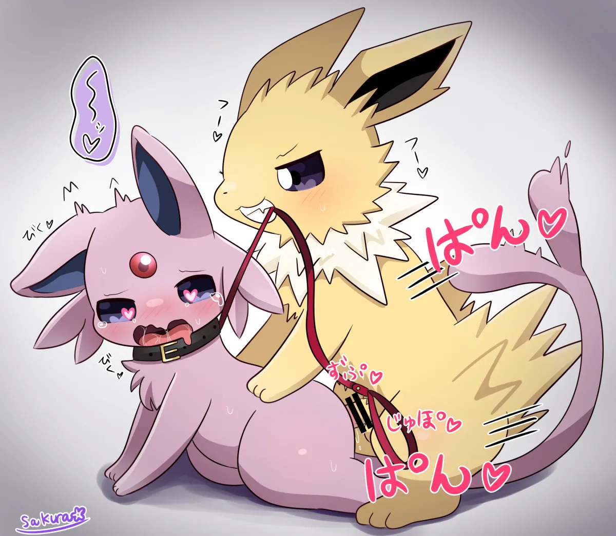 Espeon, Jolteon by Sakuperi 8
