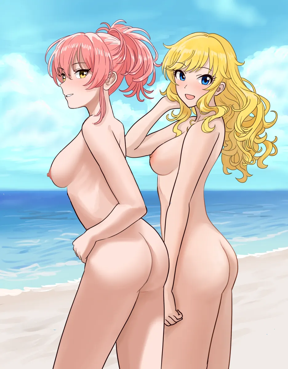 Jougasaki Mika, Ohtsuki Yui by Raisu Rice