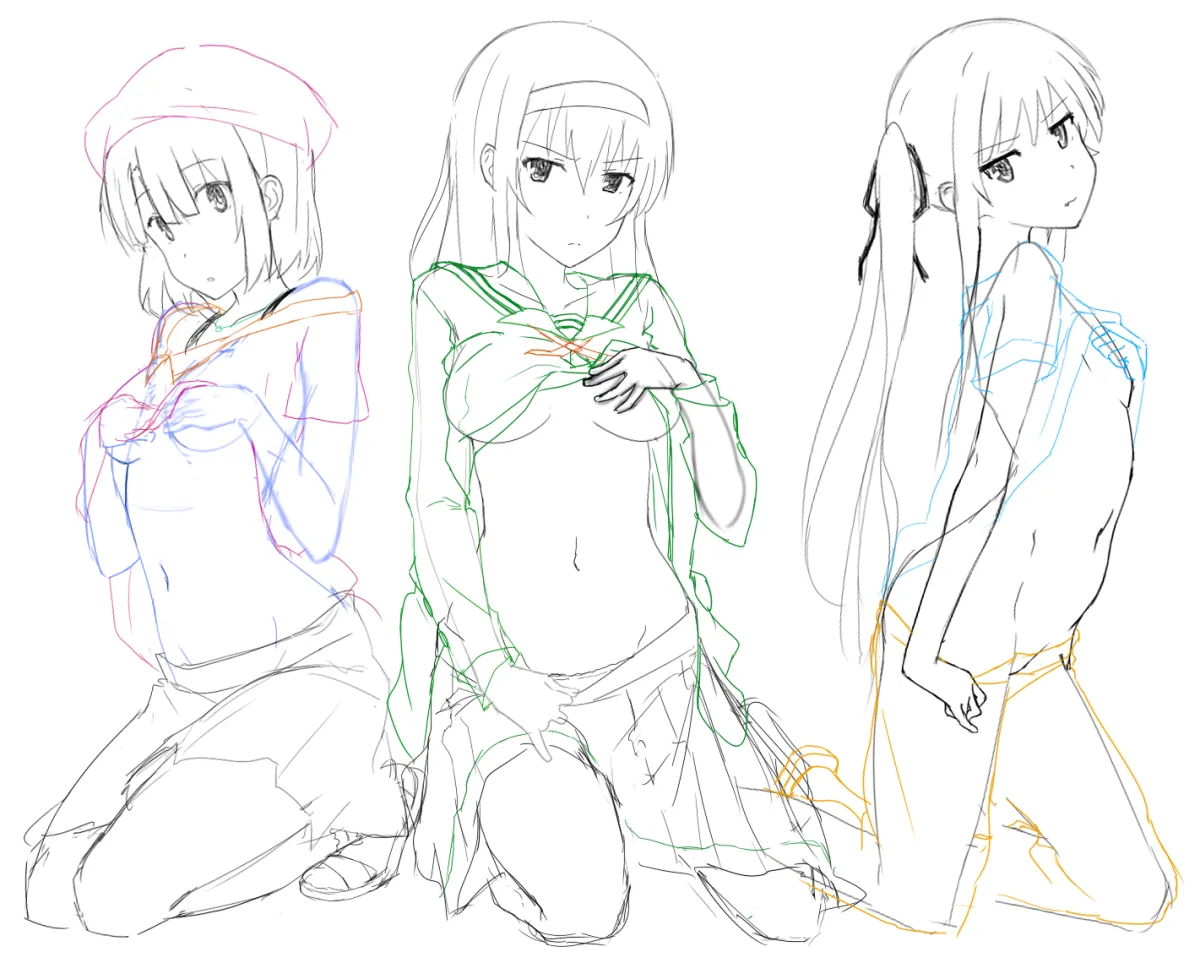 Katou Megumi, Kasumigaoka Utaha by Midiman