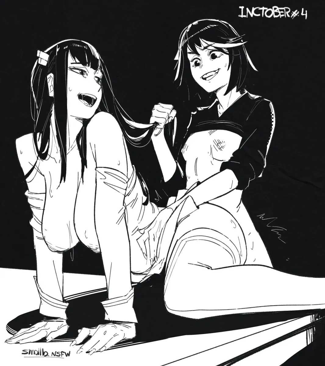 Matoi Ryuuko, Kiryuuin Satsuki by Smollb Nsfw