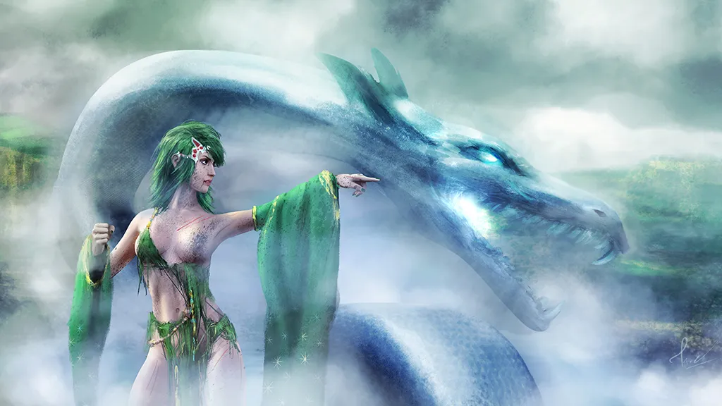 Rydia (Ff4), Rydia (Adult) (Ff4) by Vladimir-Sa