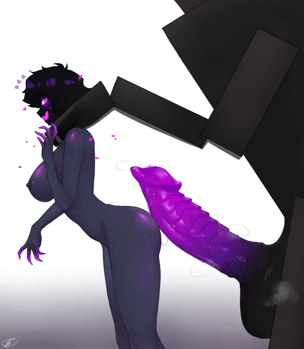 Enderman, Ender Dragon by Skullse