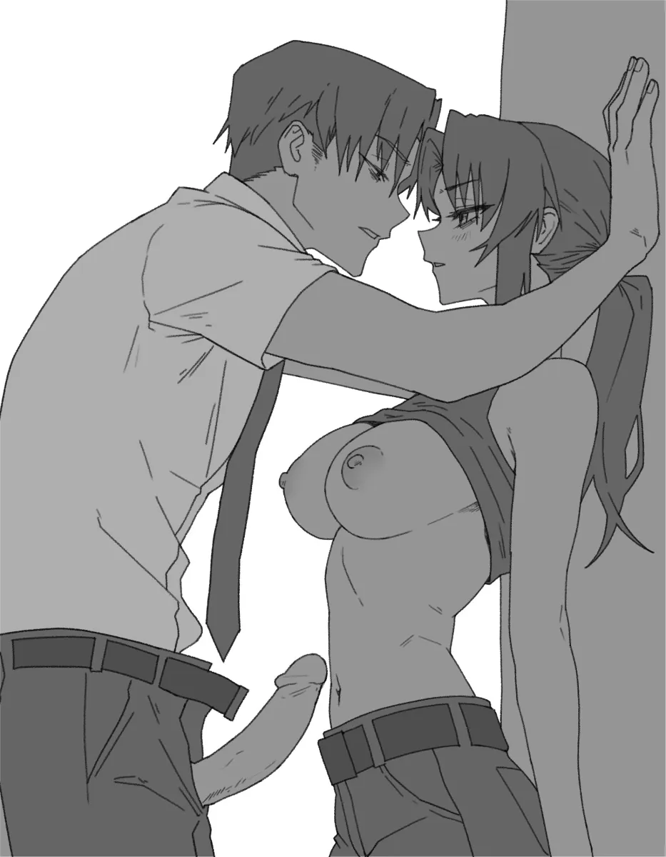Revy (Black Lagoon), Okajima Rokuro by Eightgin