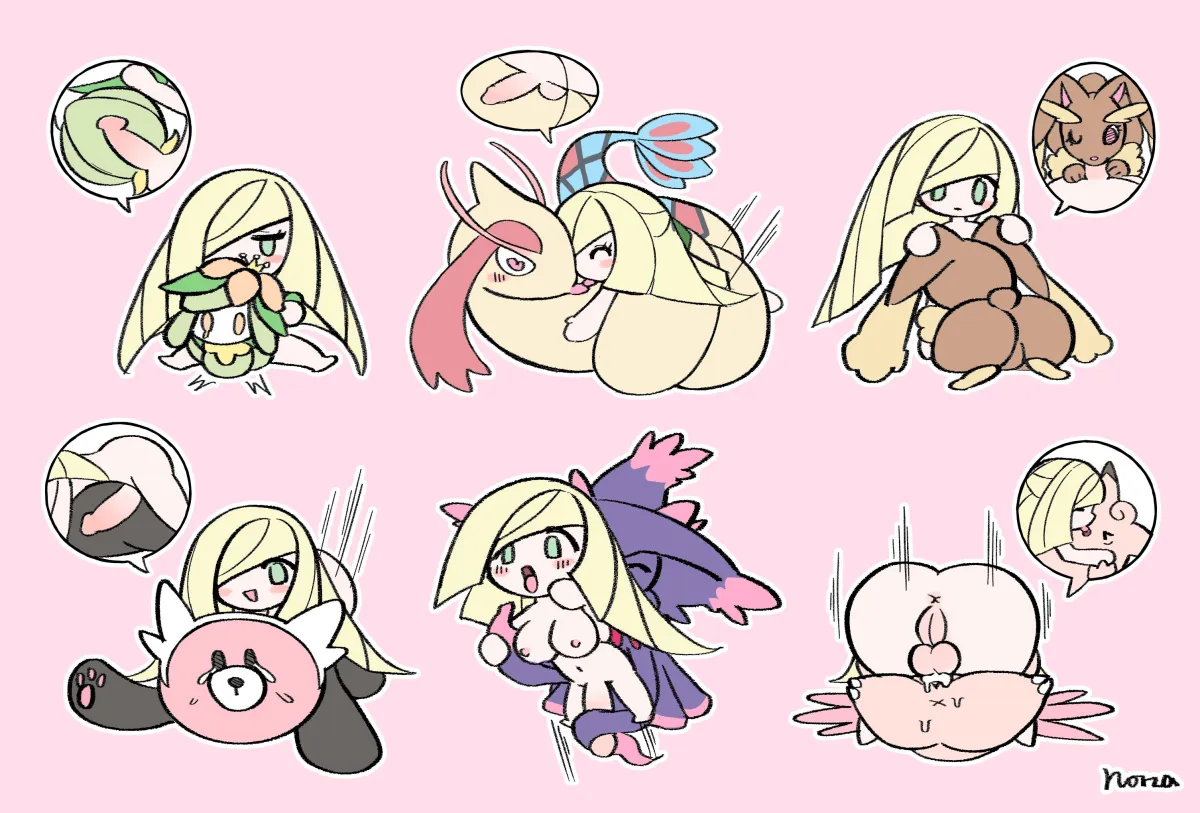 Lusamine (Pokemon), Lopunny by Norza