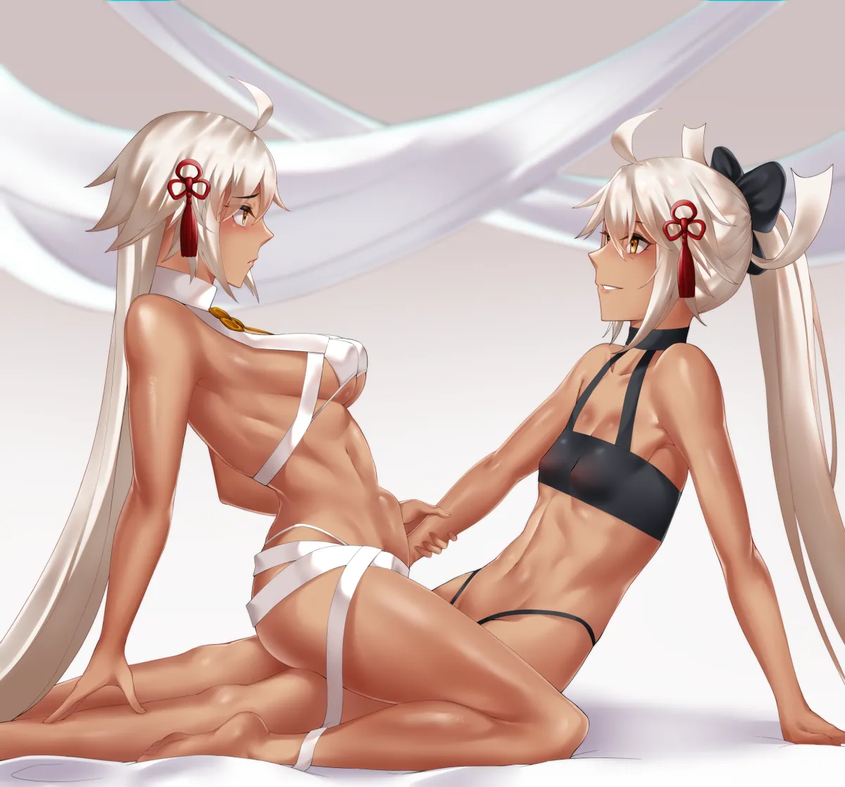 Okita Souji (Fate), Okita Souji Alter (Swimsuit Saber) (Fate) by Cojohn