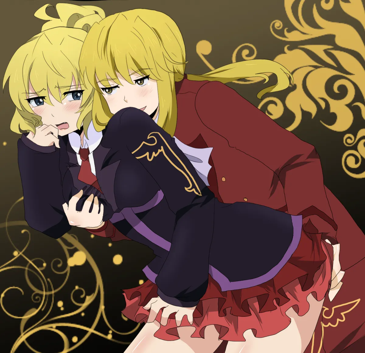 Ushiromiya Jessica, Ushiromiya Lion by Aidmoon