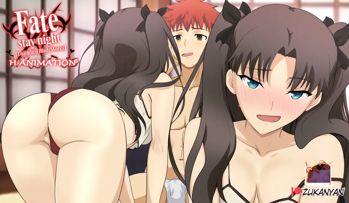 Tohsaka Rin, Emiya Shirou by Zukanyan