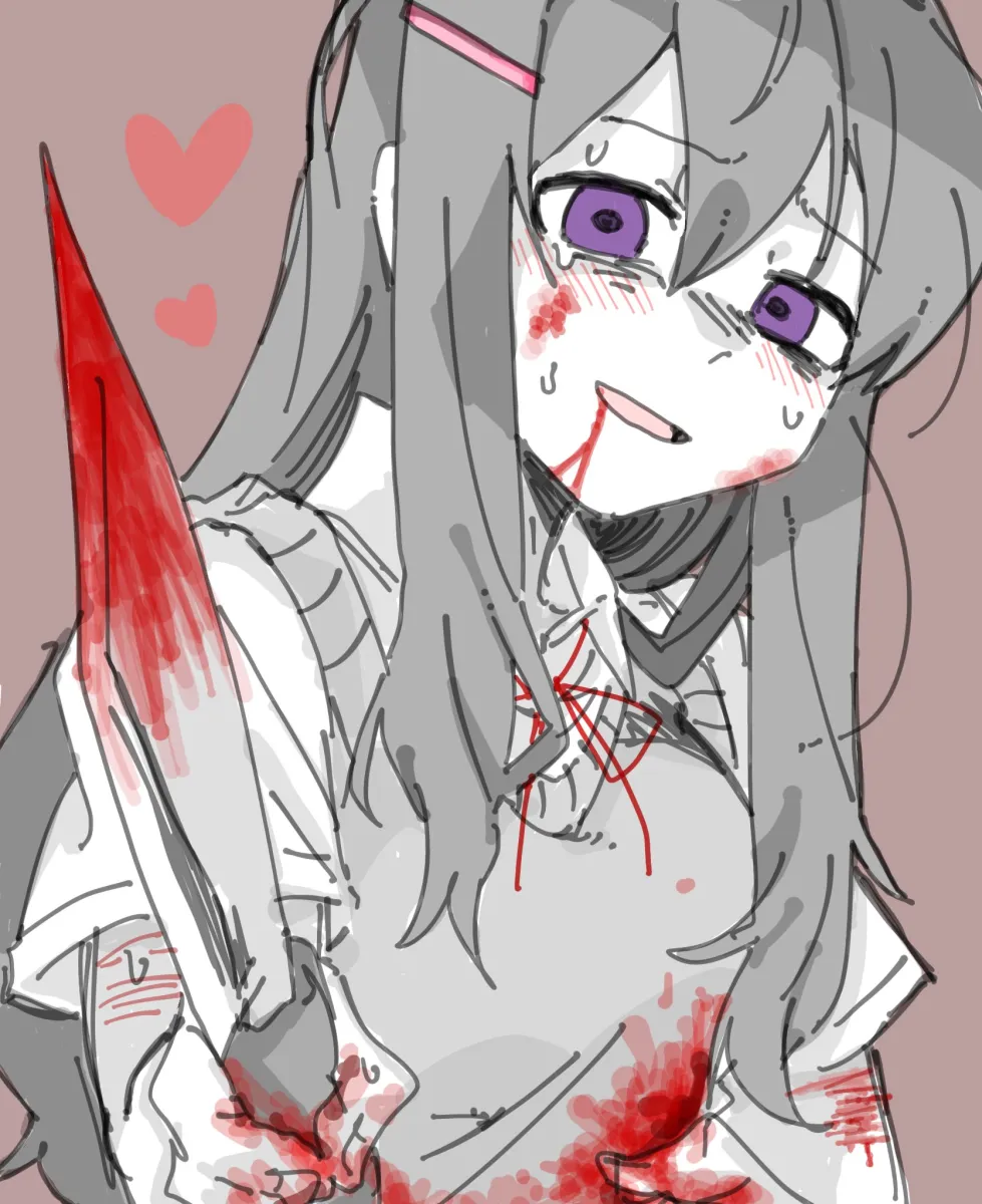 Yuri (Doki Doki Literature Club) by Ting Mong