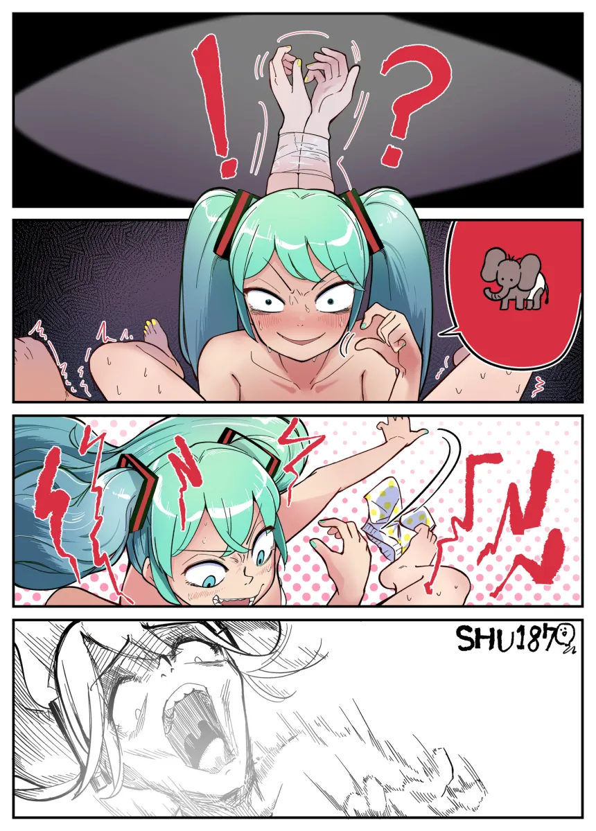 Hatsune Miku, Kagamine Len by Shu187