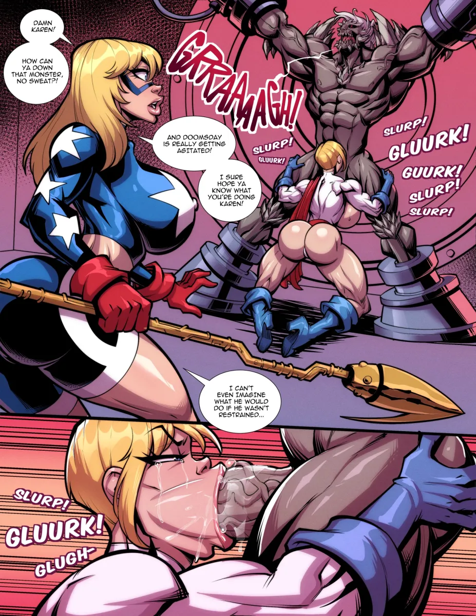 Power Girl, Doomsday (Dc) by Fontez