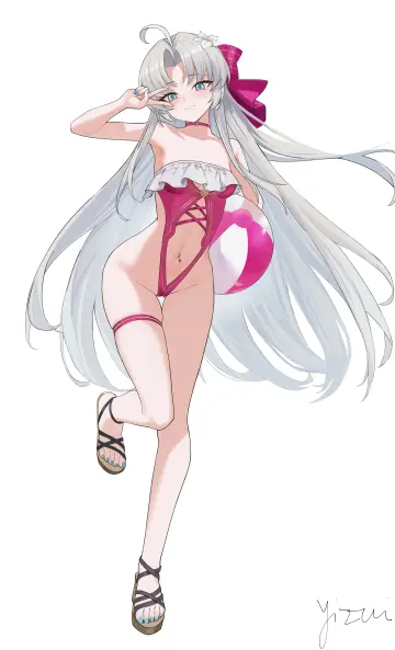 Pink One-Piece Swimsuit
