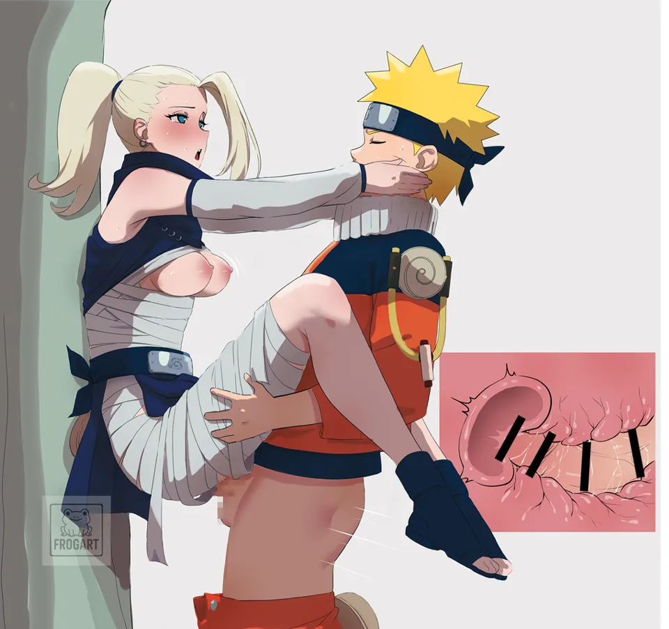 Uzumaki Naruto, Yamanaka Ino by Frog (Nmuv8433)