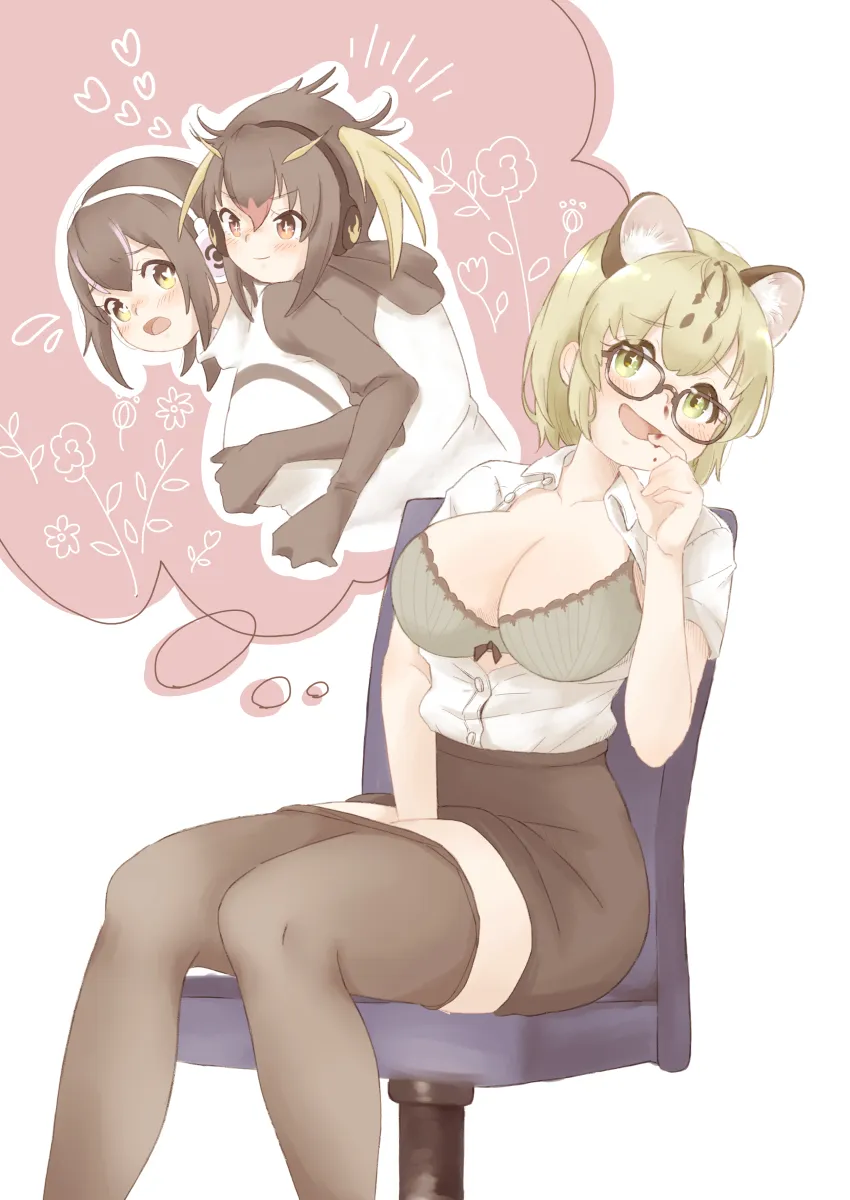 Humboldt Penguin (Kemono Friends), Southern Rockhopper Penguin (Kemono Friends) by 0Nanaten