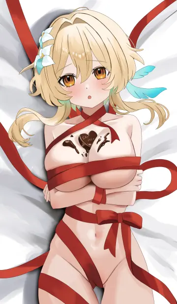 Ribbon As Bra