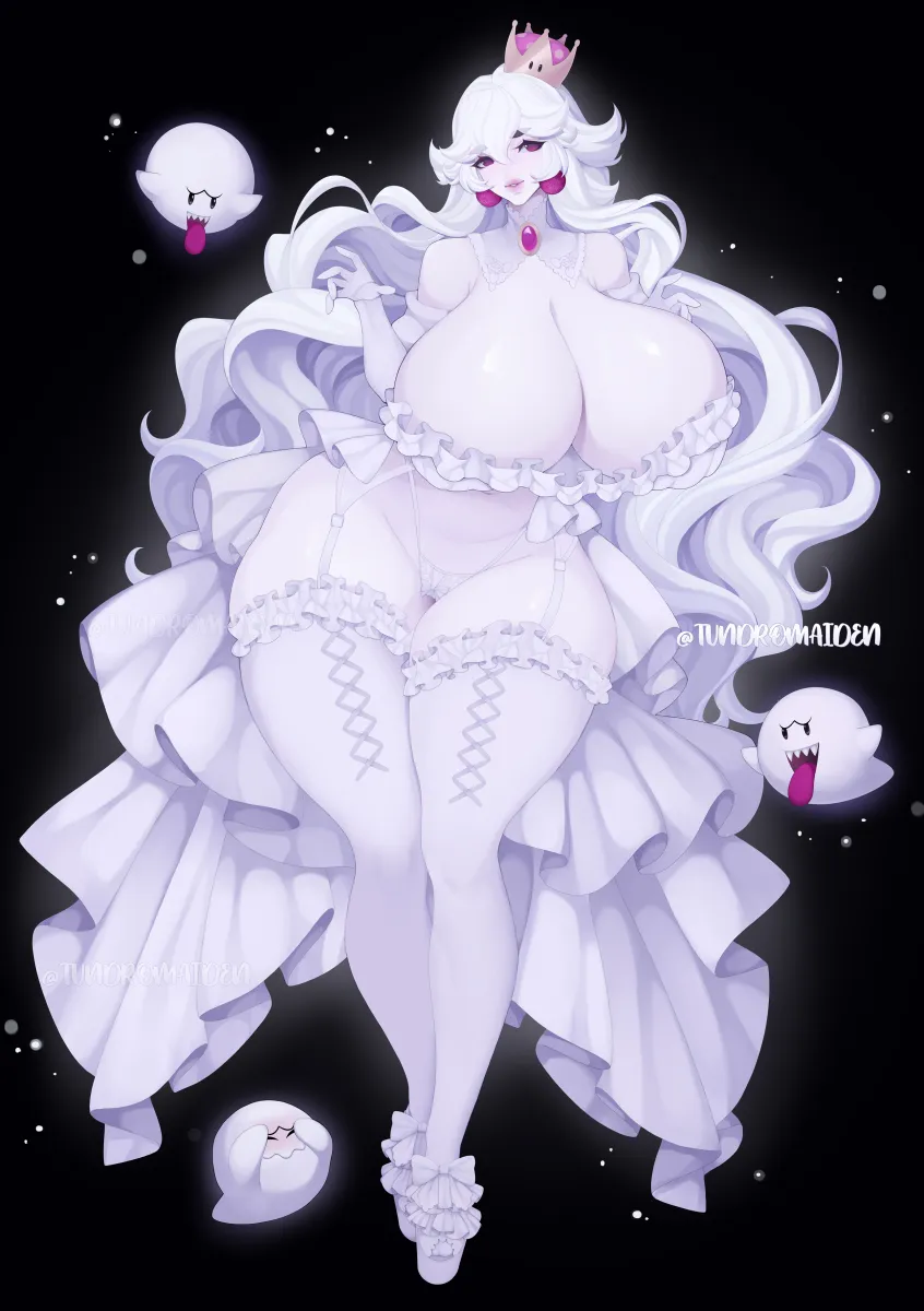 Princess King Boo, Boo (Mario) by Tundromaiden