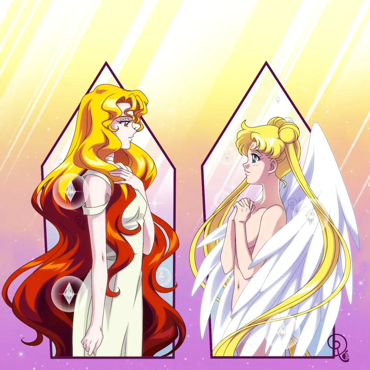 Tsukino Usagi, Sailor Galaxia by Drachea Rannak