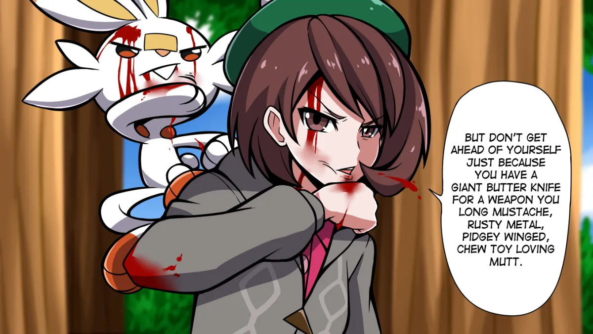 Gloria (Pokemon), Scorbunny by Mgx0