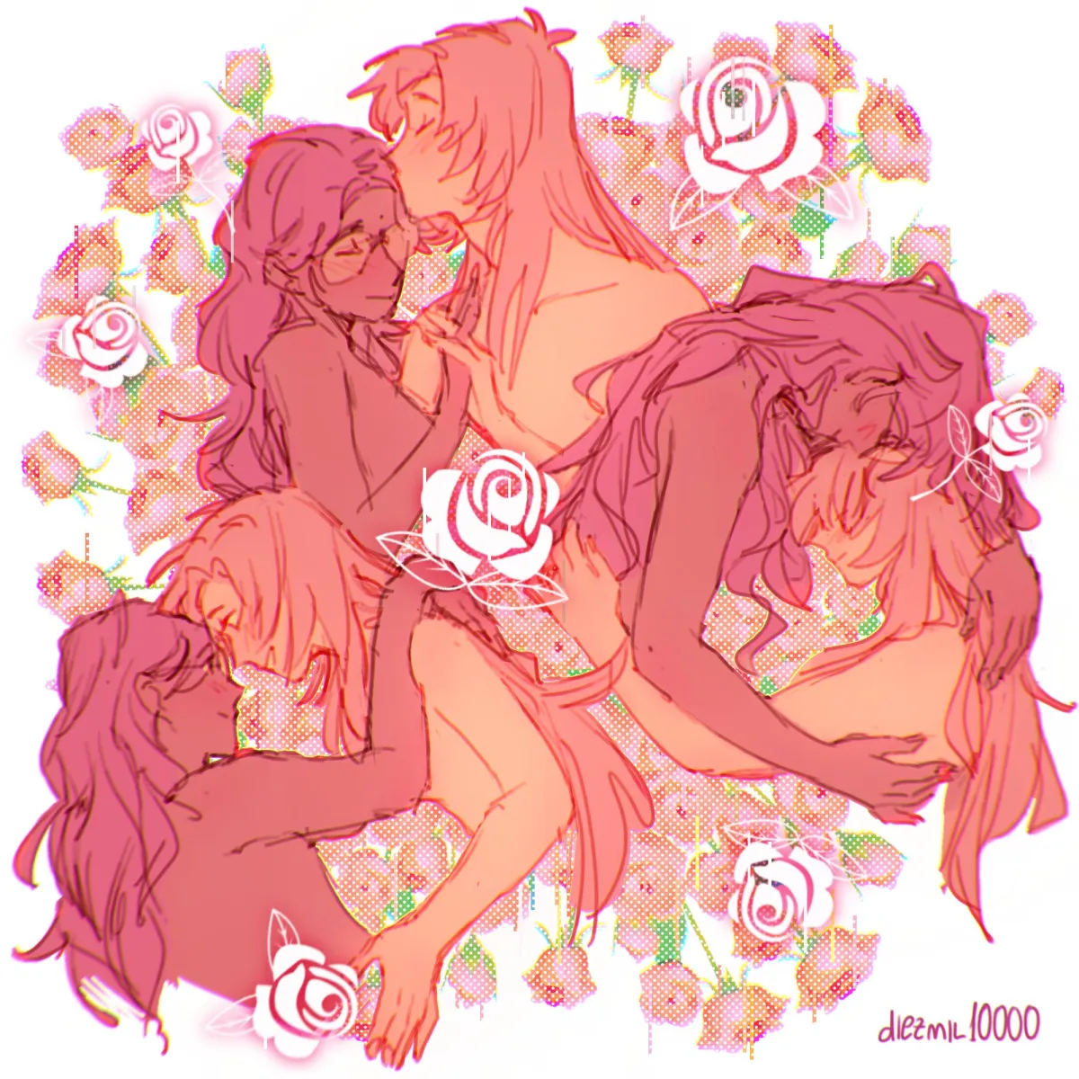 Tenjou Utena, Himemiya Anthy by Diezmil10000