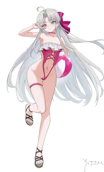 Pink One-Piece Swimsuit