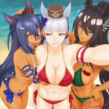 >:)