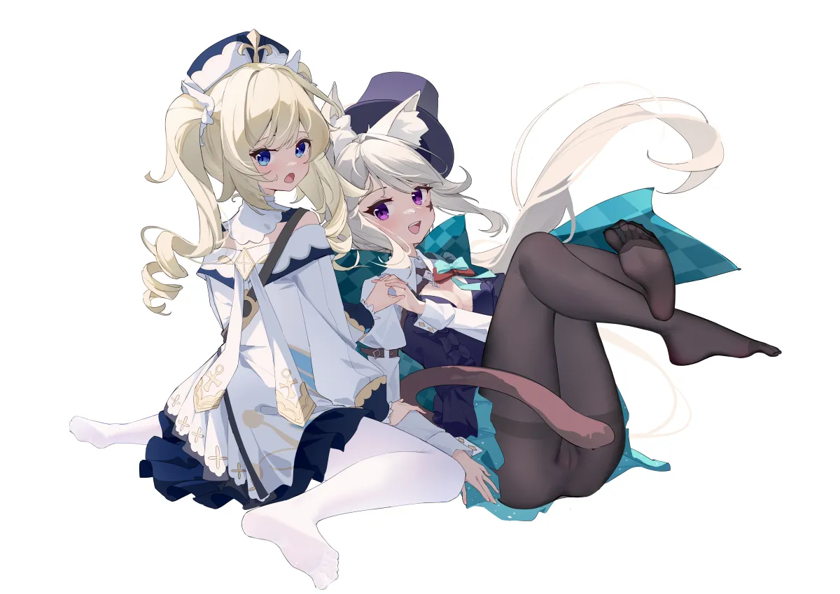 Barbara (Genshin Impact), Lynette (Genshin Impact) by Ningmeng Jing Jing Jing Jing