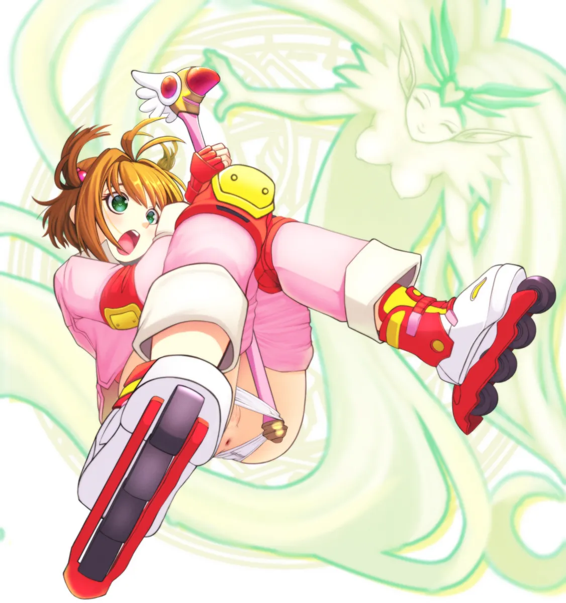 Kinomoto Sakura, Windy (Clow Card) by Mikado Ryouma