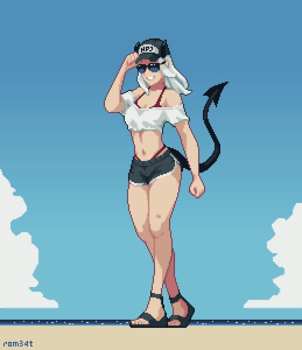 Justice (Helltaker) by Rom34T
