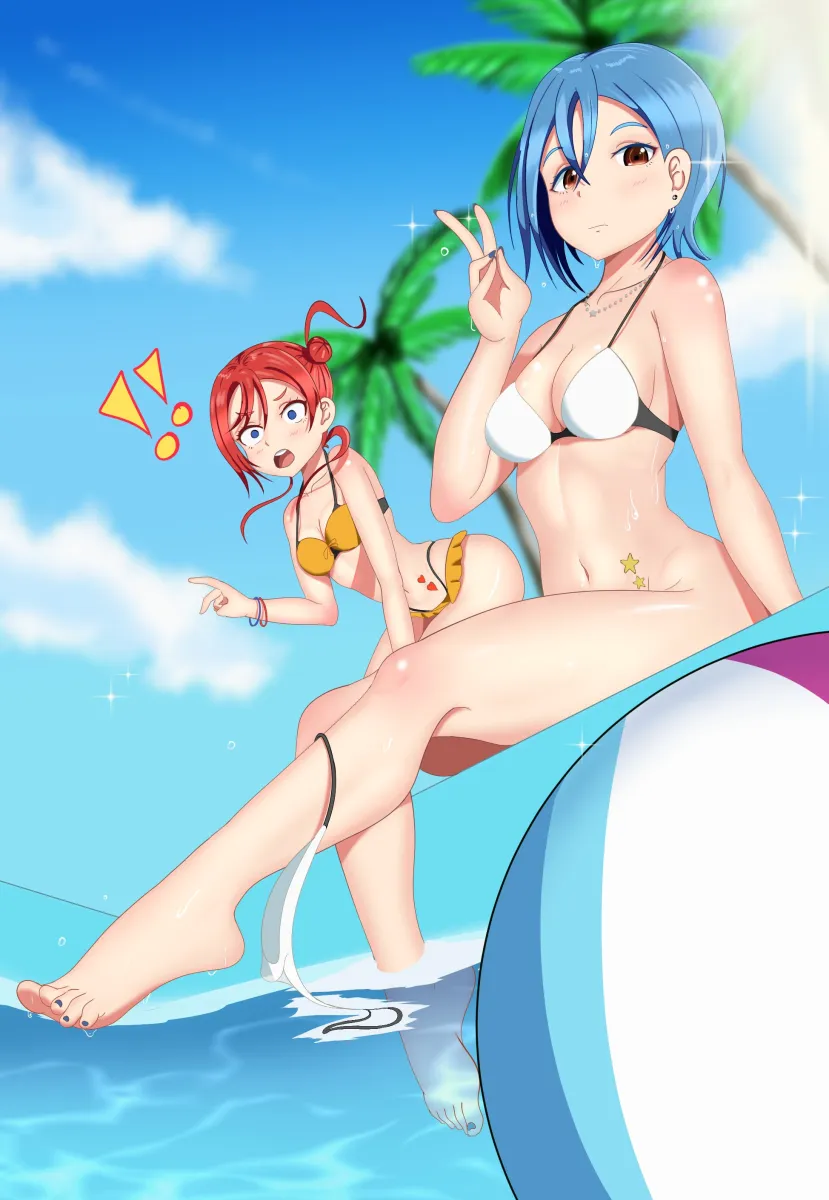 Wakana Shiki, Yoneme Mei by Achemuda