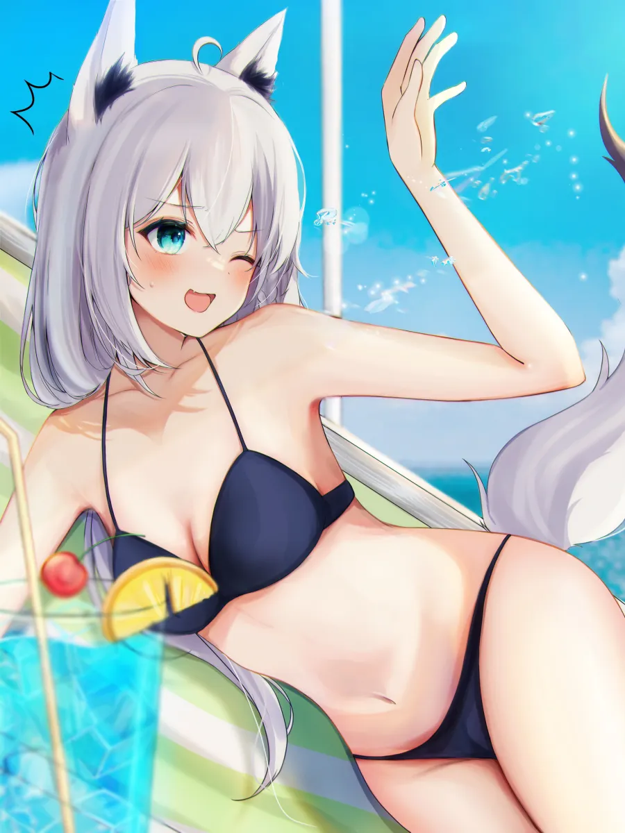 Shirakami Fubuki by Mameko (Mamemame81)