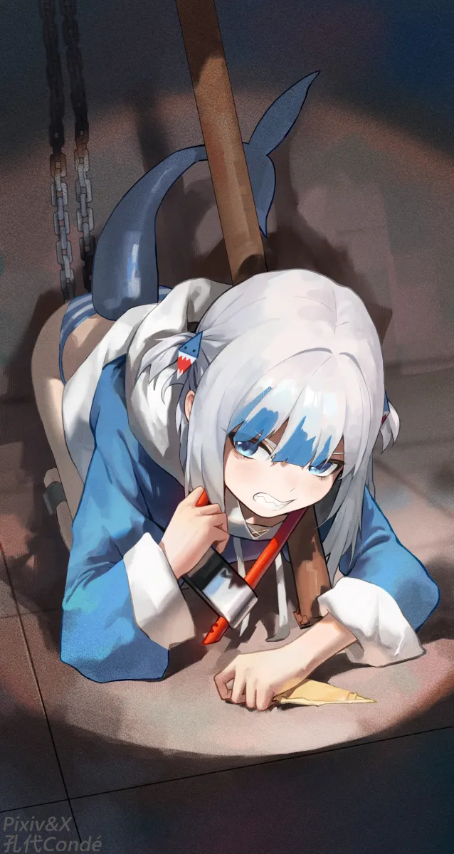Gawr Gura, Gawr Gura (1St Costume) by 240Mmap