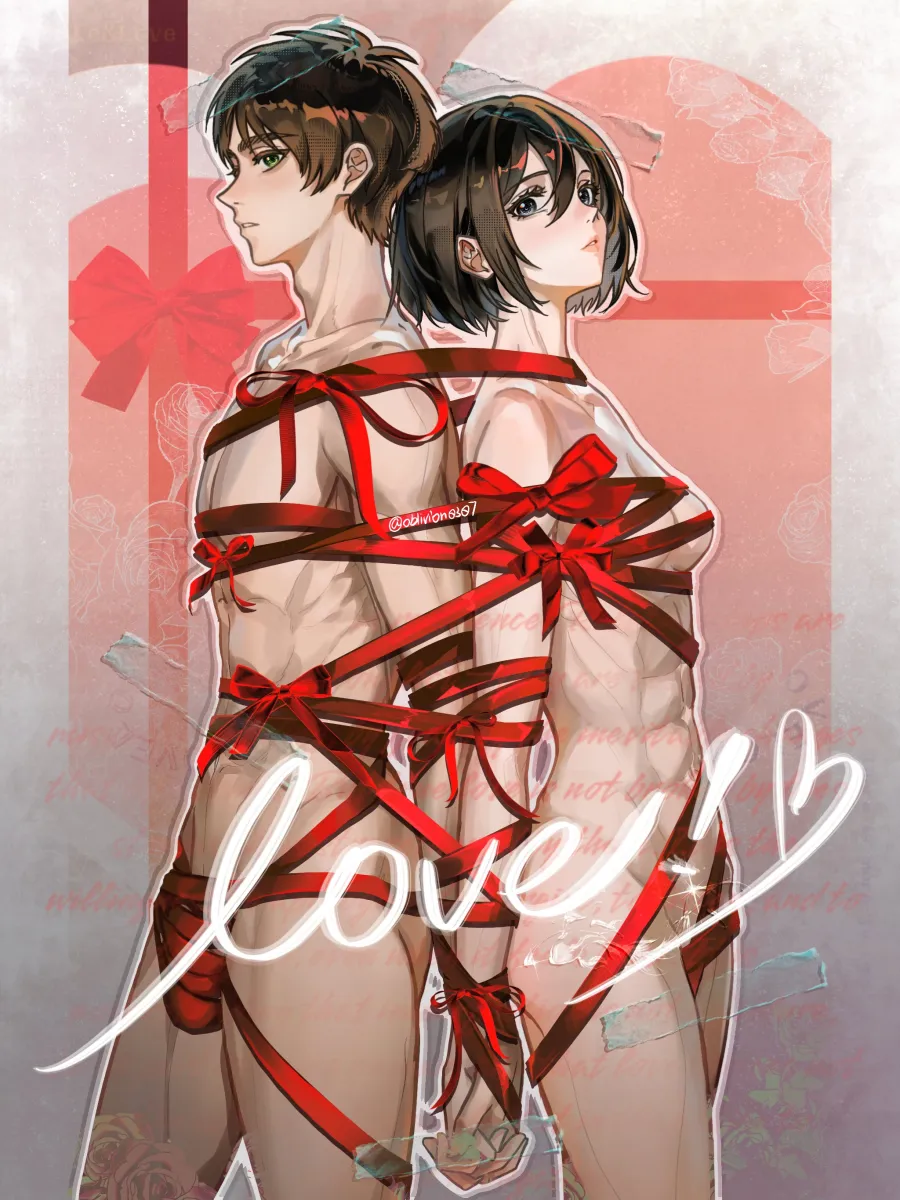 Mikasa Ackerman, Eren Yeager by Yabi Oblivion