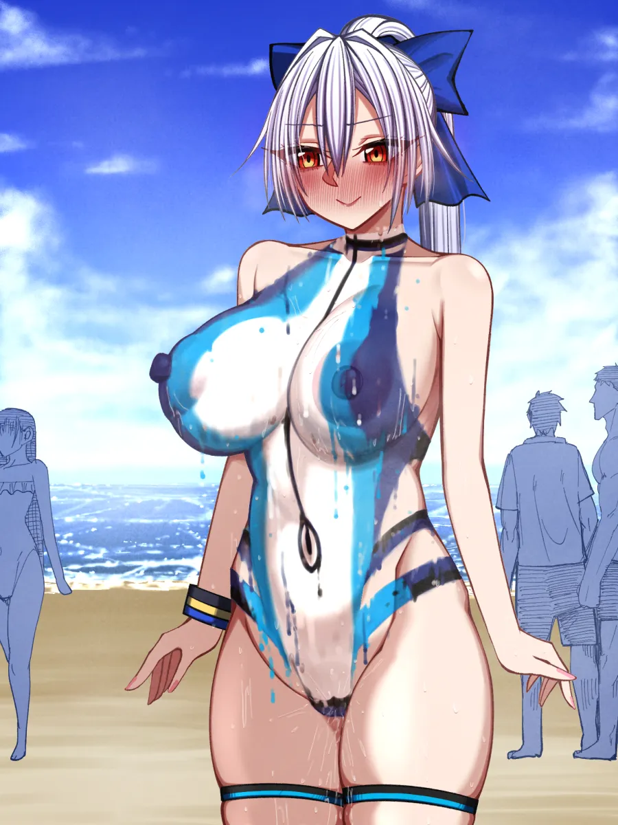 Tomoe Gozen (Fate), Tomoe Gozen (Swimsuit Saber) (First Ascension) (Fate) by Mcpc Zamurai