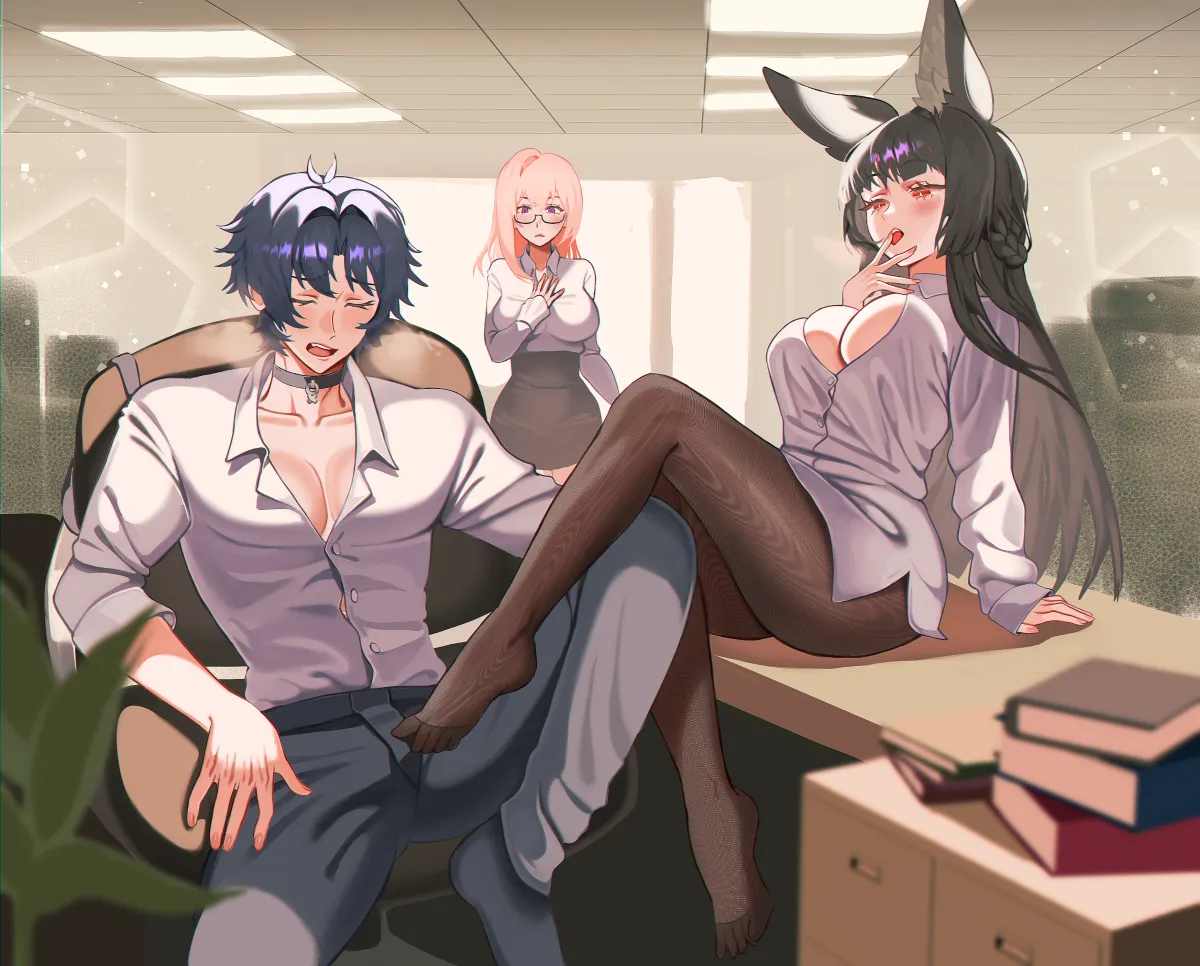Hoshimi Miyabi, Tsukishiro Yanagi by Nearreya